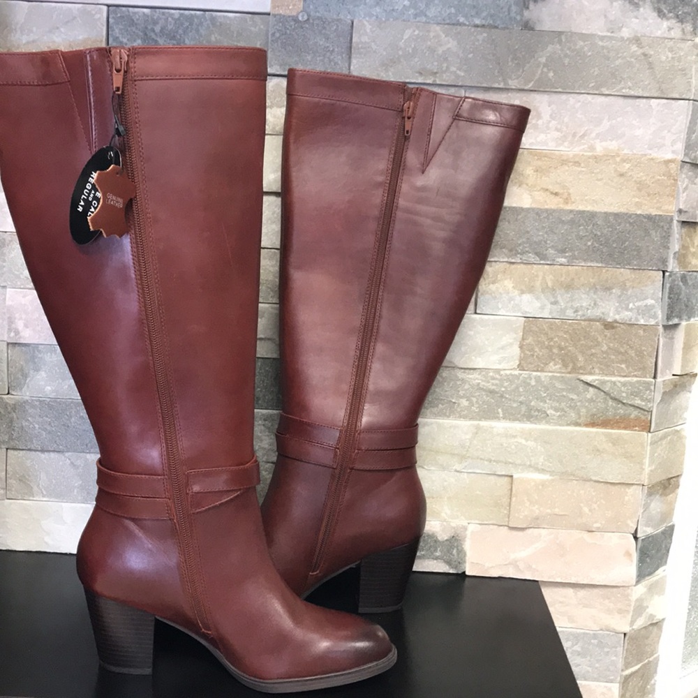 🎁 Giani Bernini Rozario Memory-Foam Wide-Calf Dress Boots - Picture 5 of 13